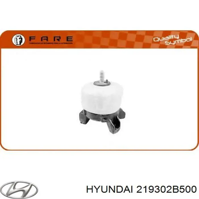 219302B500 Hyundai/Kia soporte de motor trasero