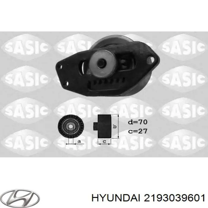 2193039601 Hyundai/Kia soporte de motor trasero