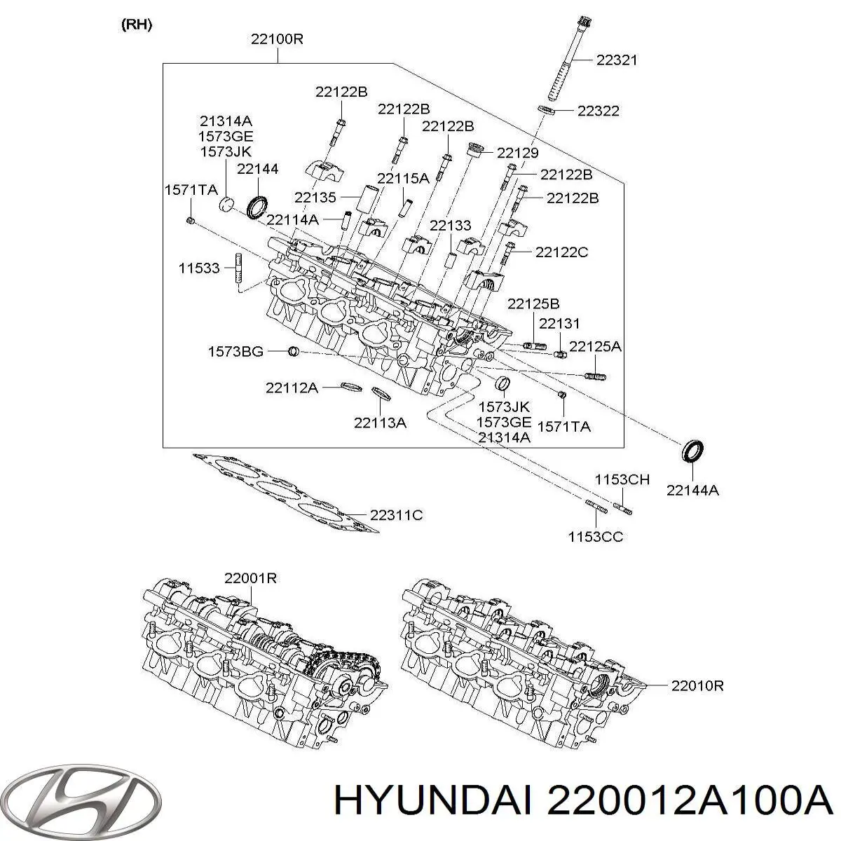 Culata Hyundai Elantra HD
