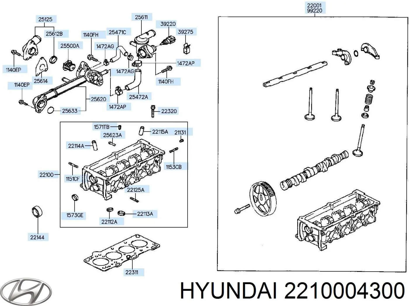 Culata Hyundai I10 PA