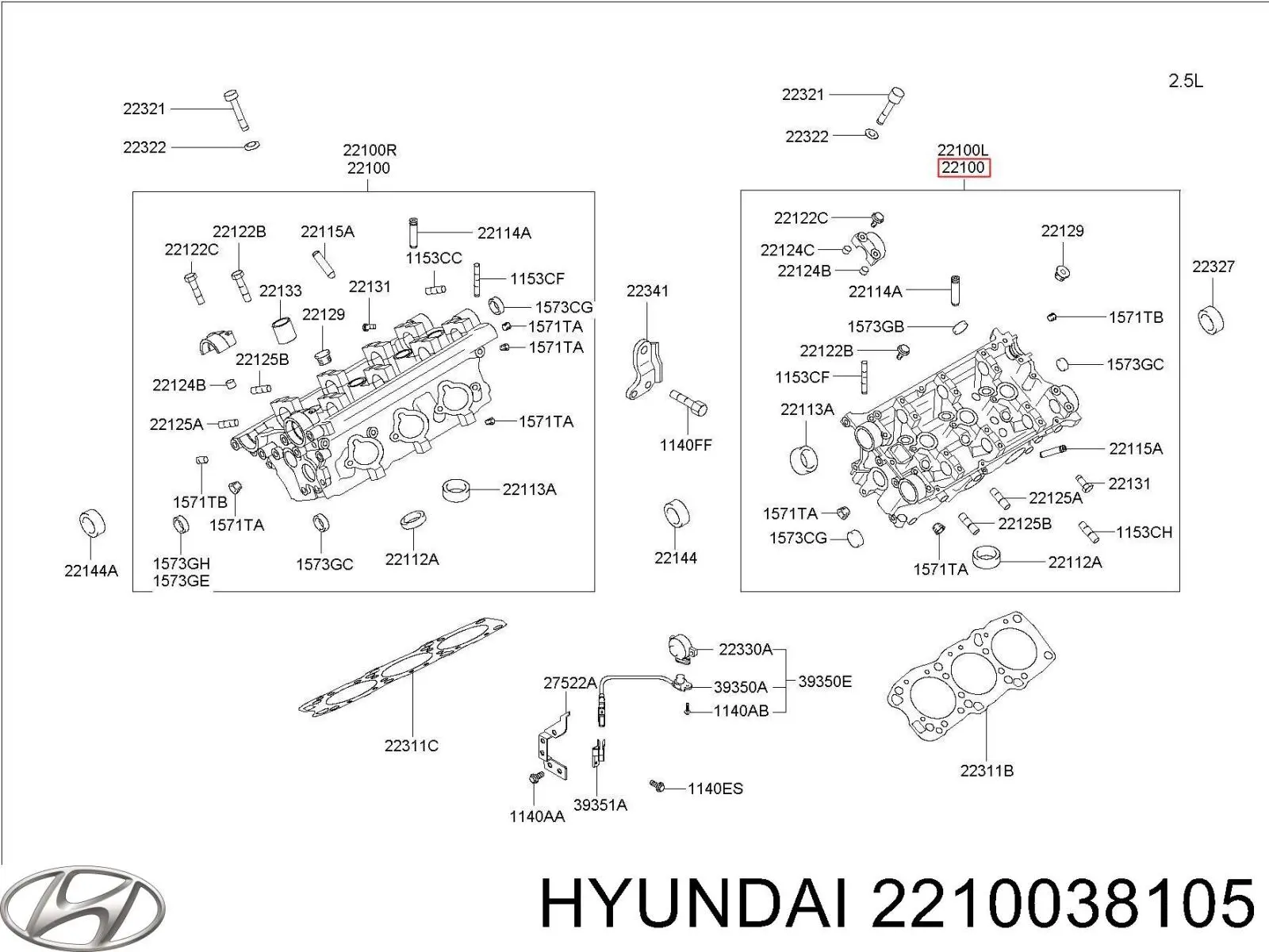 Culata Hyundai Sonata EF