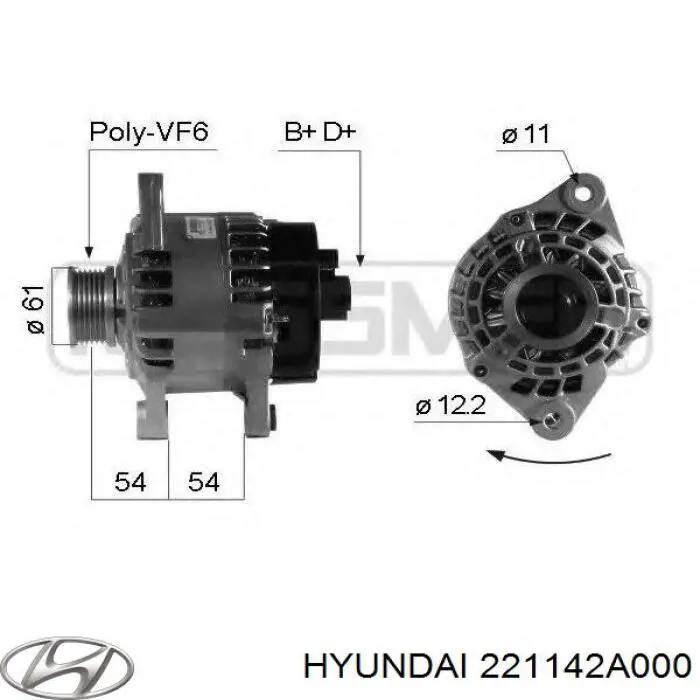 Guía de válvula de admisión para Hyundai I20 (PB)
