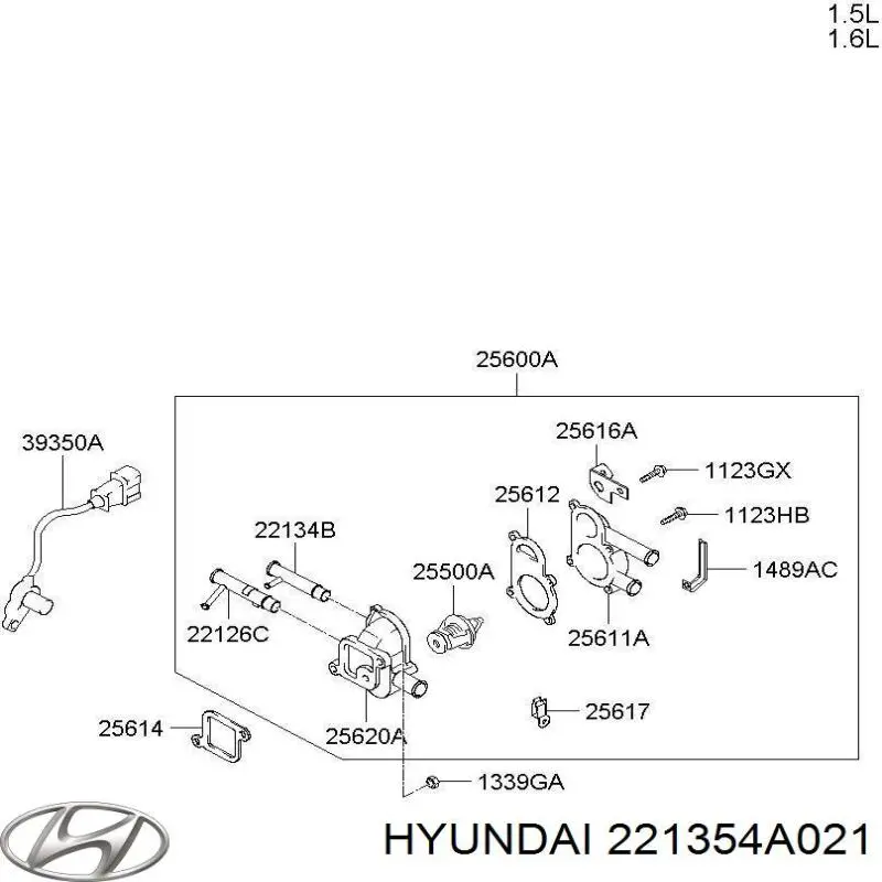  Hyundai/Kia 221354A021 precio, desde  EUR