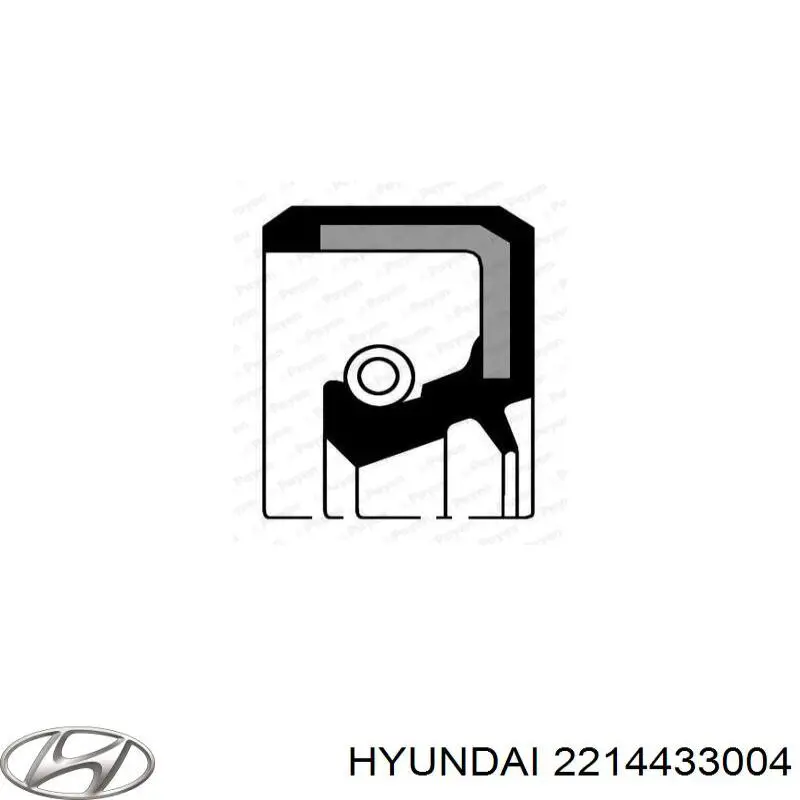 2214433004 Hyundai/Kia anillo retén, árbol de levas
