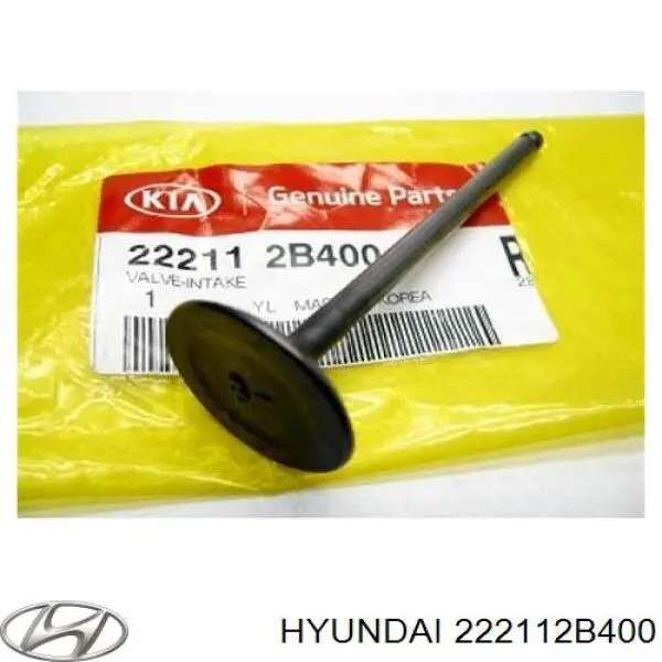 Válvula de entrada para Hyundai SOLARIS (SBR11)