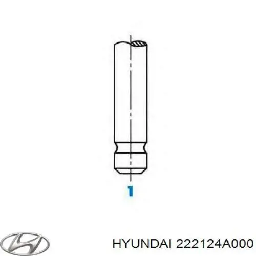 Comprar 222124A000 Hyundai/Kia Válvula escape