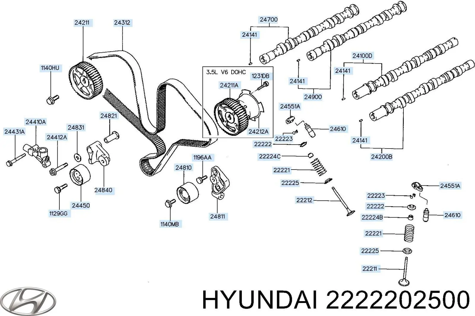 Comprar 2222202500 Hyundai/Kia 