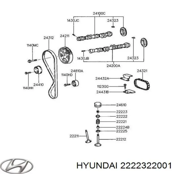 2222322001 Hyundai/Kia