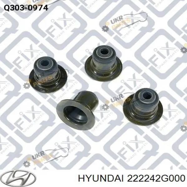 Comprar 222242G000 Hyundai/Kia Sello De Aceite De Valvula (Rascador De Aceite) Entrada/Salida
