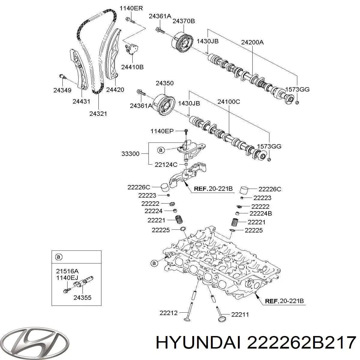 Taqués hidráulicos Hyundai/Kia 222262B217 precio, desde 15,30 EUR