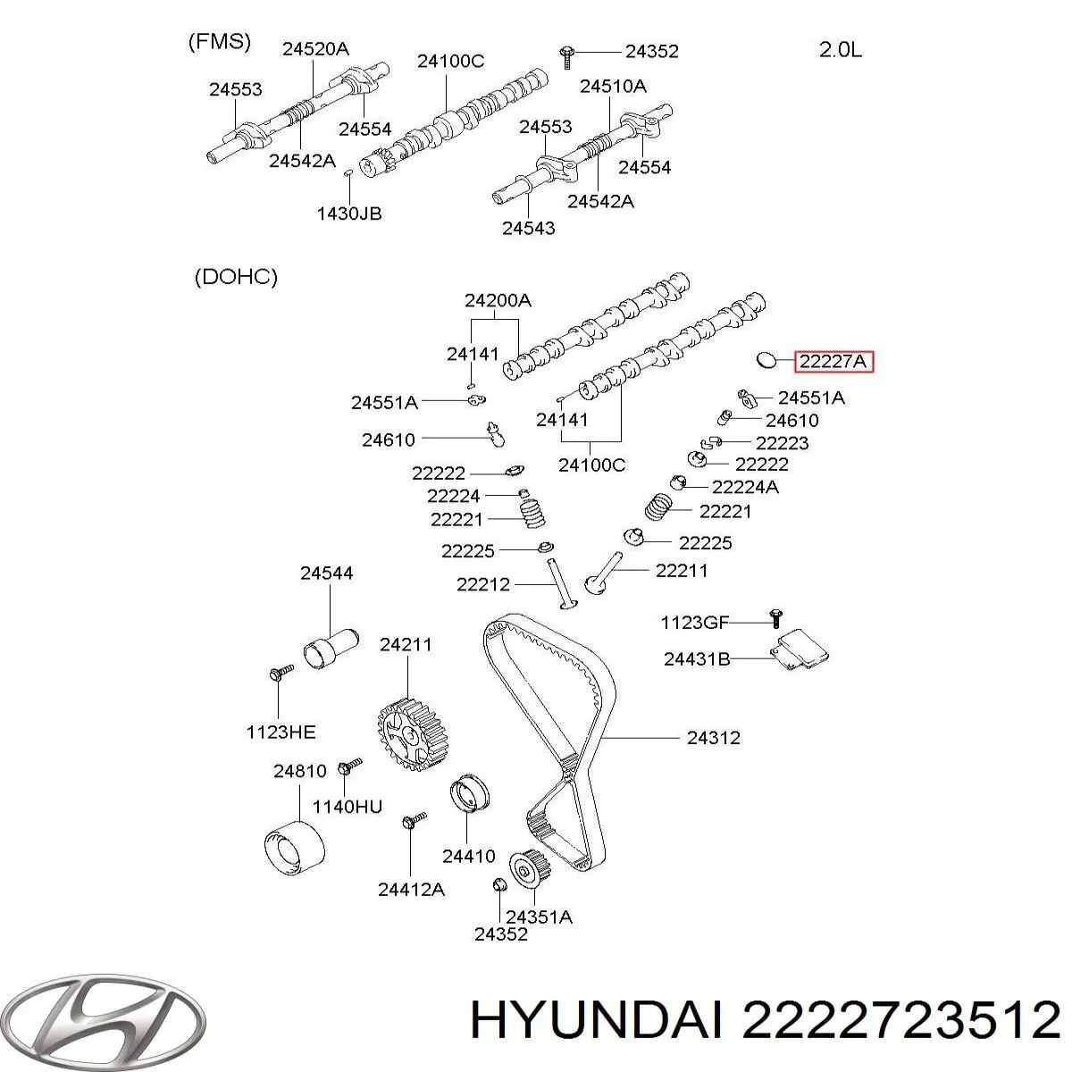 2222723512 Hyundai/Kia