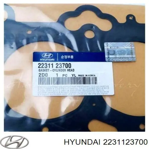 2231123700 Hyundai/Kia junta de culata