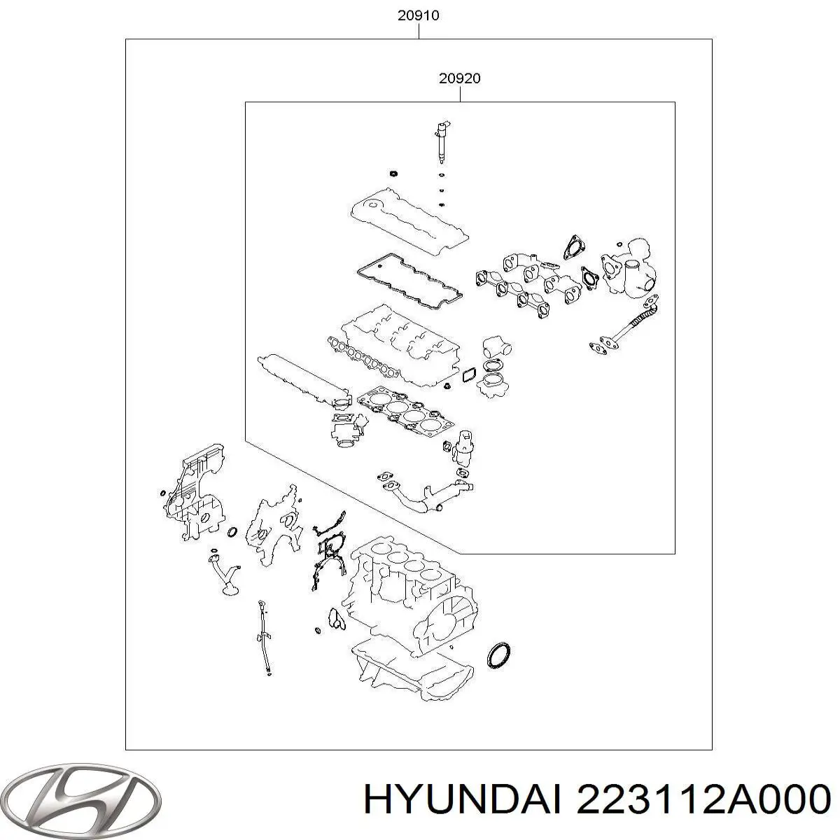 Juntas de culata Hyundai/Kia 223112A001 precio, desde 35,65 EUR