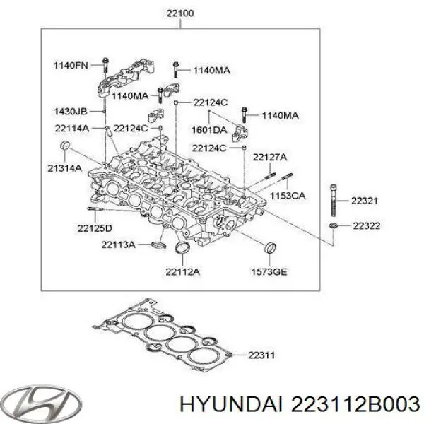 Junta de culata 223112B003 Hyundai/Kia