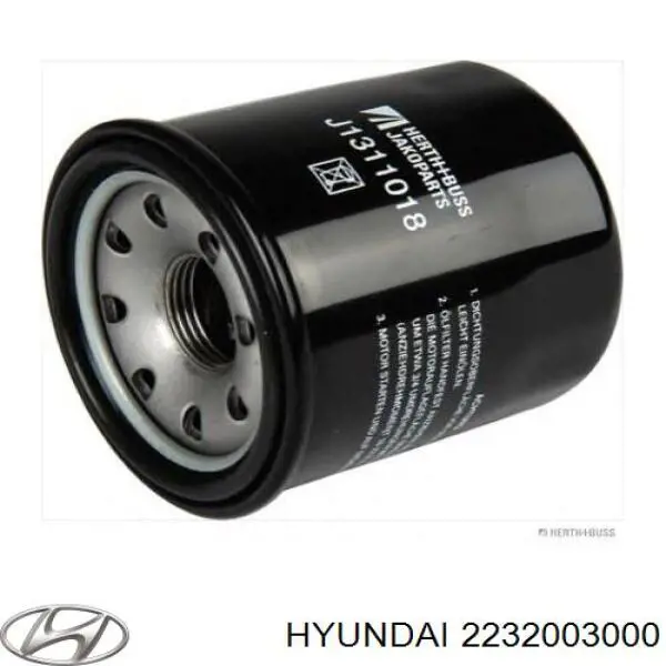 2232003000 Hyundai/Kia tornillo de culata