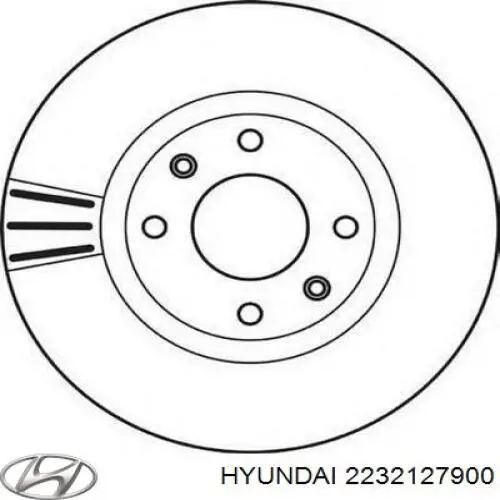 2232127900 Hyundai/Kia tornillo de culata
