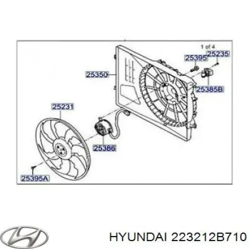  223212B710 Hyundai/Kia