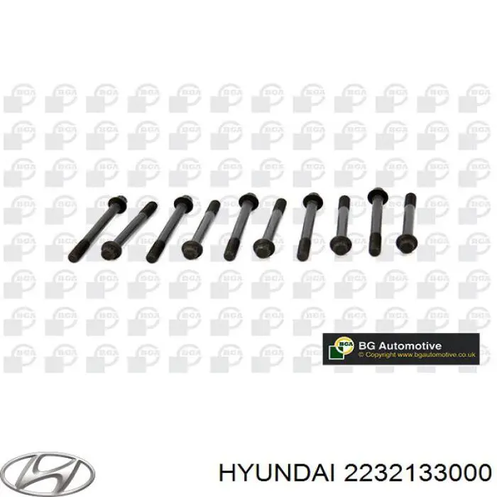 Tornillo de culata para Hyundai Santamo 