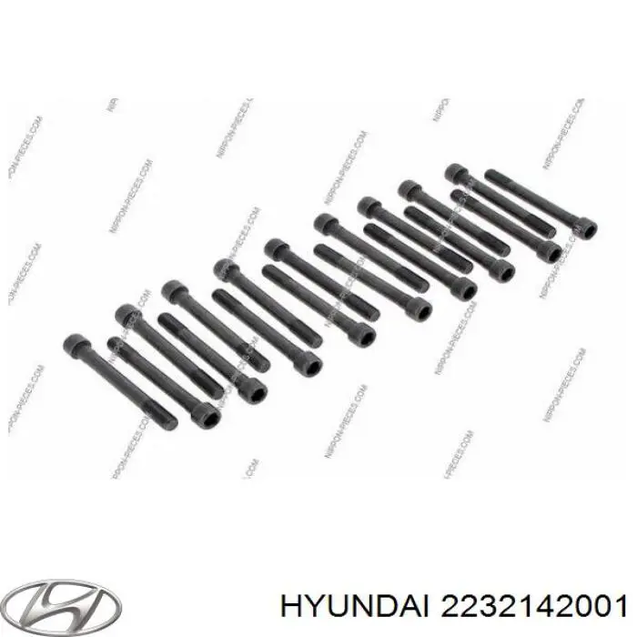 2232142001 Hyundai/Kia tornillo culata