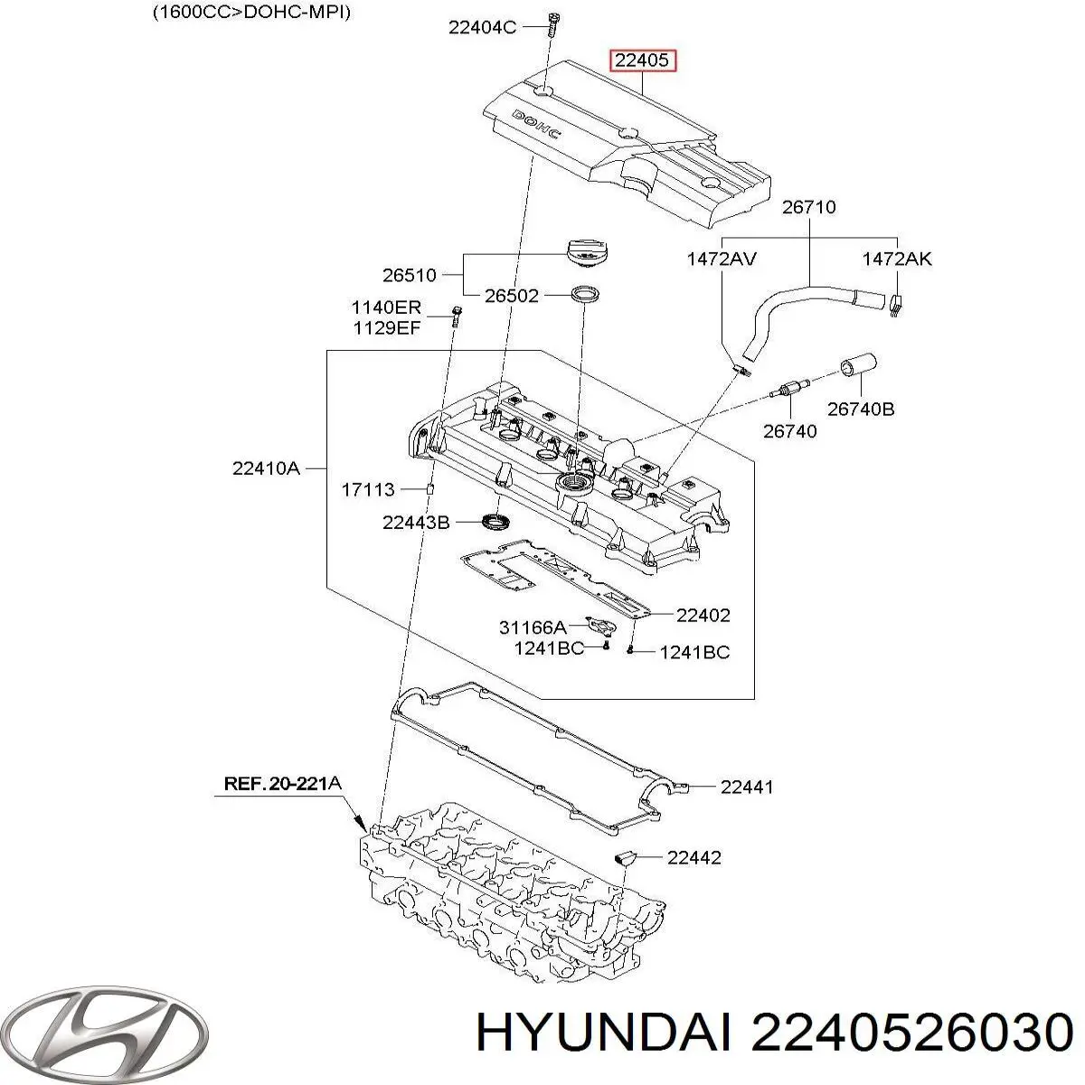 2240526030 Hyundai/Kia