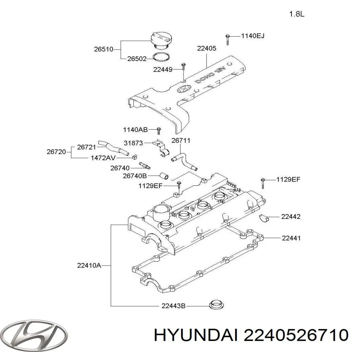 Comprar Tapa motor Hyundai Getz  