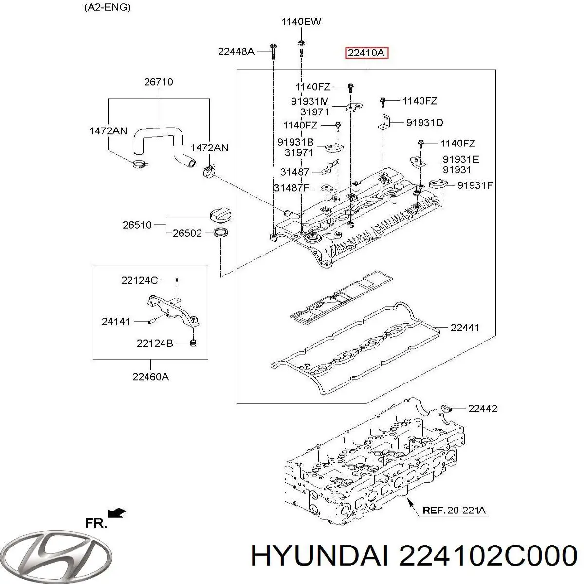 224102C000 Hyundai/Kia