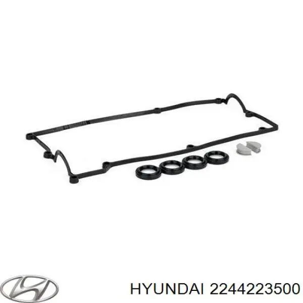 2244223500 Hyundai/Kia junta de tapa valvula de motor, segmento trasero