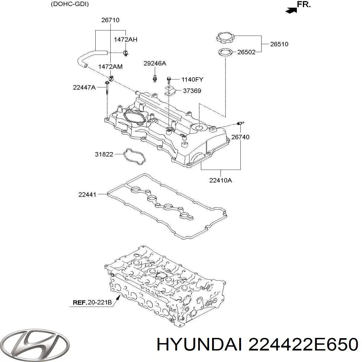 224422E650 Hyundai/Kia