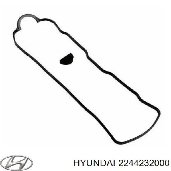 2244232000 Hyundai/Kia junta de tapa valvula de motor, segmento trasero