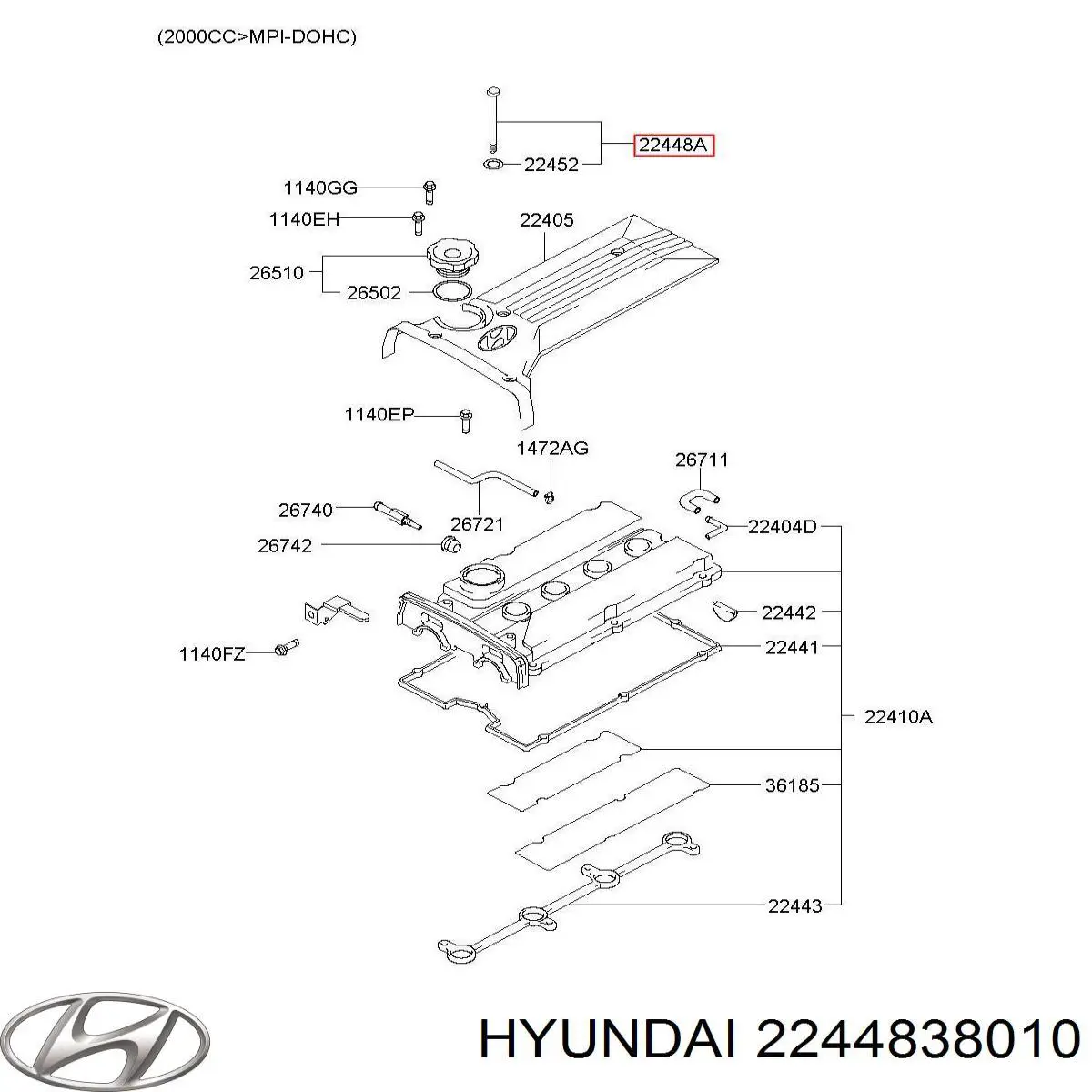 2244838010 Hyundai/Kia