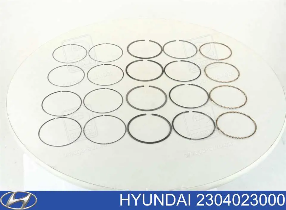 Juego de anillos de pistón, motor, STD Hyundai/Kia 2304023000 precio, desde 23,94 EUR