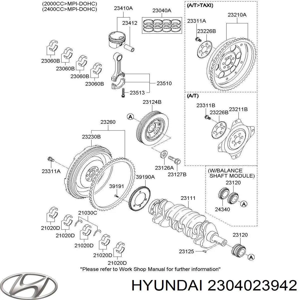 2304023942 Hyundai/Kia