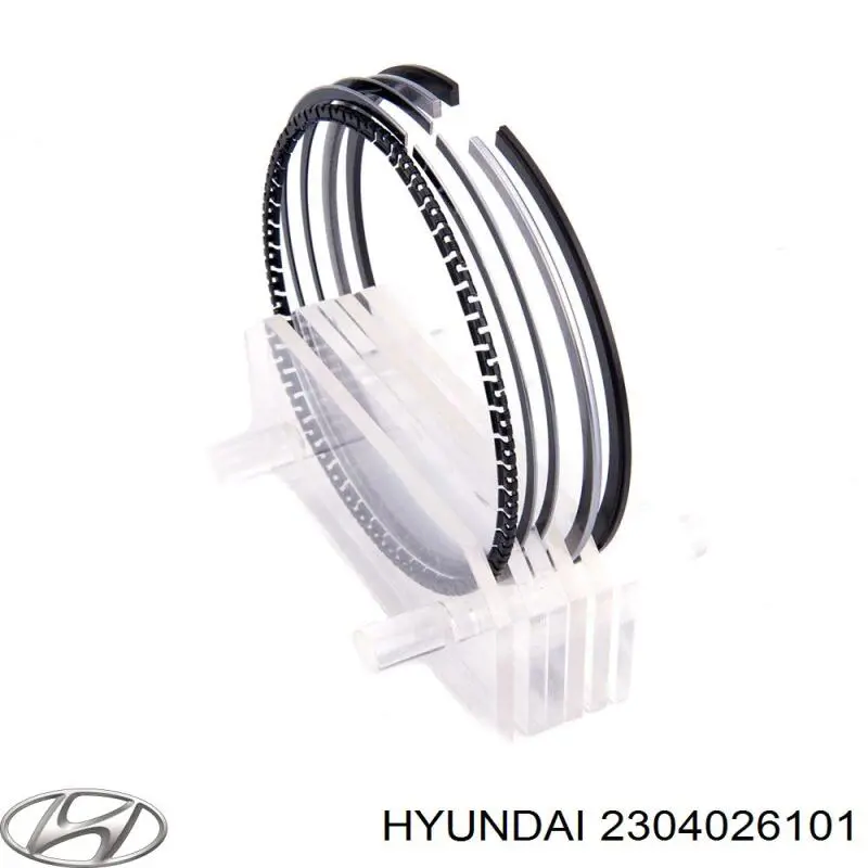 2304026101 Hyundai/Kia juego de aros de pistón, motor, std