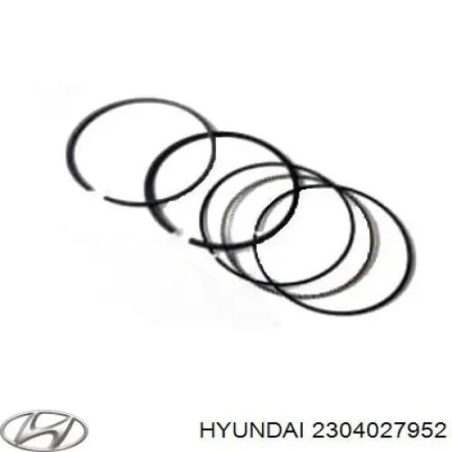 Comprar 2304027952 Hyundai/Kia Juego de aros de pistón para motor, sobremedida (+0,50 mm)