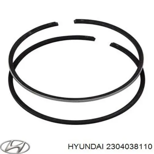 2304033140 Hyundai/Kia juego de aros de pistón, motor, std