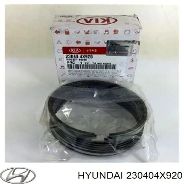 230404X900 Hyundai/Kia juego de aros de pistón, motor, std