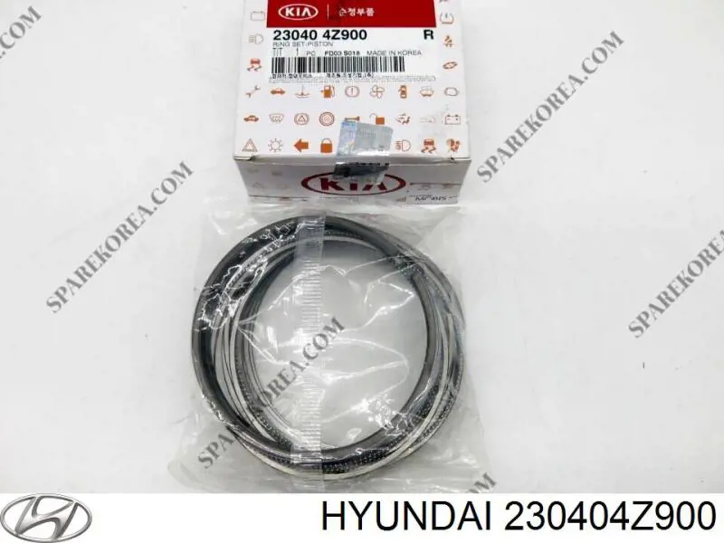 230404Z900 Hyundai/Kia juego de aros de pistón, motor, std