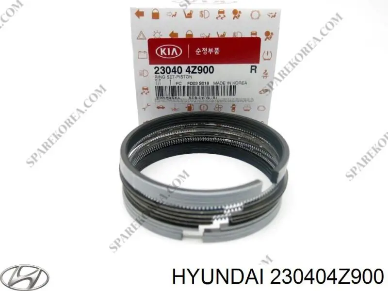 Juego de anillos de pistón, motor, STD Hyundai/Kia 230404Z900 precio, desde 54,89 EUR