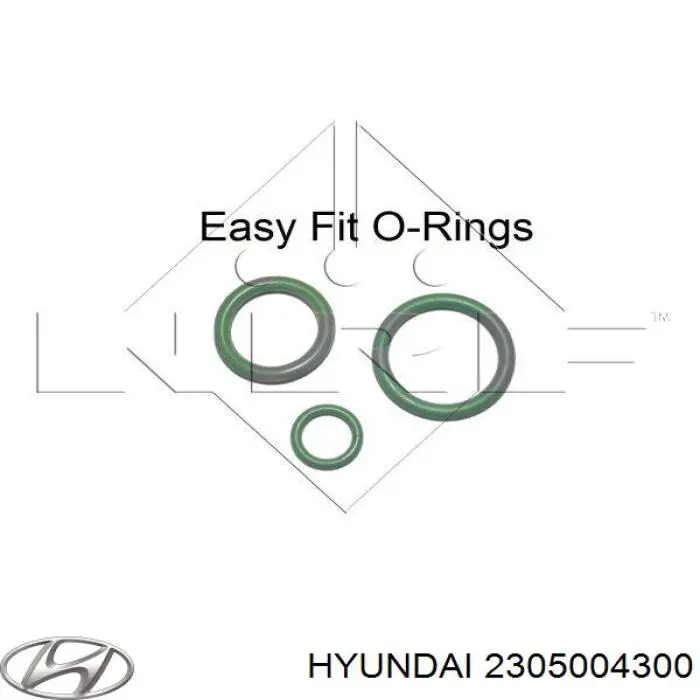 2305004300 Hyundai/Kia compresor de aire acondicionado