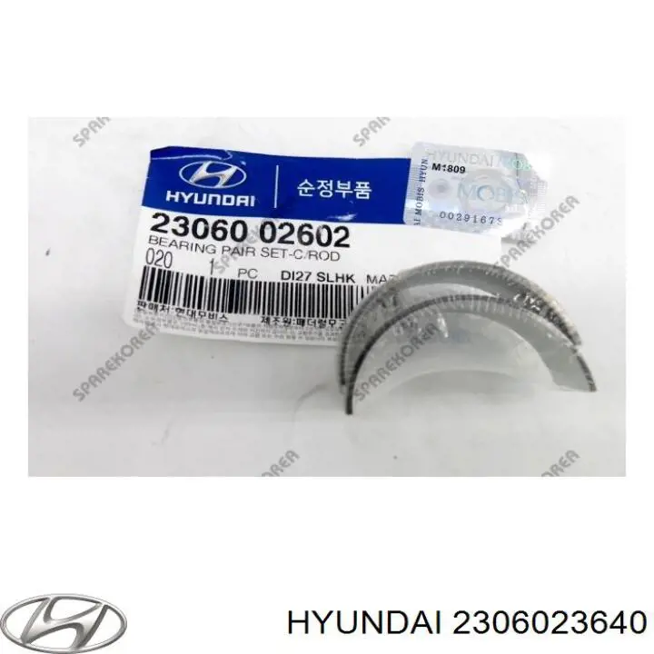 2306023630 Hyundai/Kia cojinetes de biela