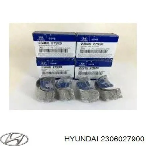 Juego de cojinetes de biela, estándar (STD) para Hyundai Accent (LC)