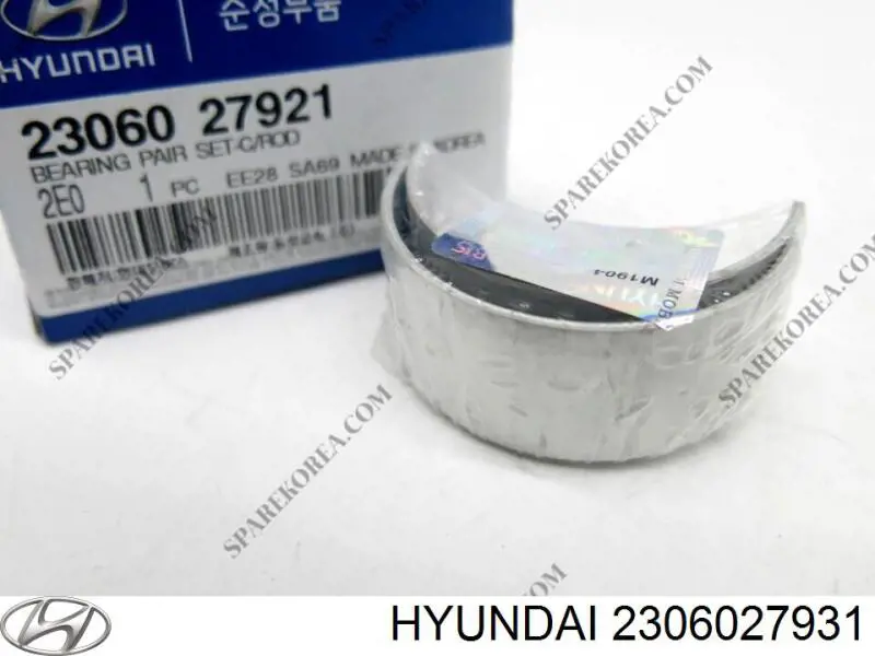 Juego de cojinetes de biela, estándar (STD) Hyundai/Kia 2306027931 precio, desde 37,77 EUR