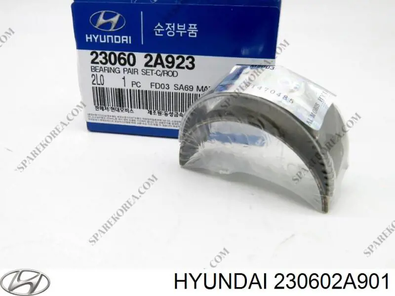 230602A901 Hyundai/Kia cojinetes de biela