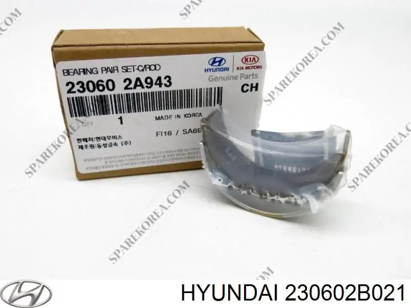230602B020 Hyundai/Kia cojinetes de biela