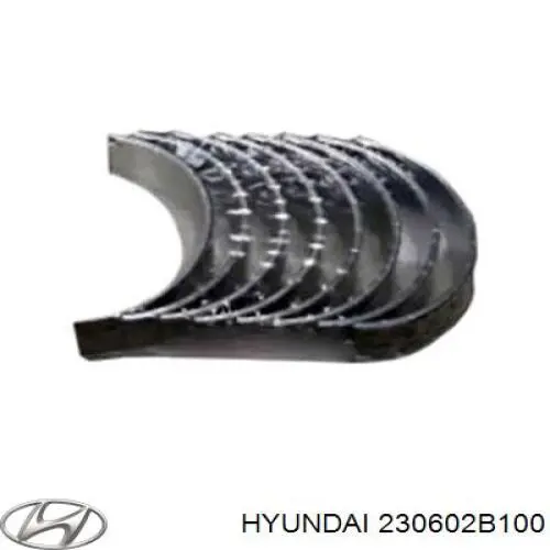 230602b120 Hyundai/Kia juego de cojinetes de biela, cota de reparación +0,25 mm