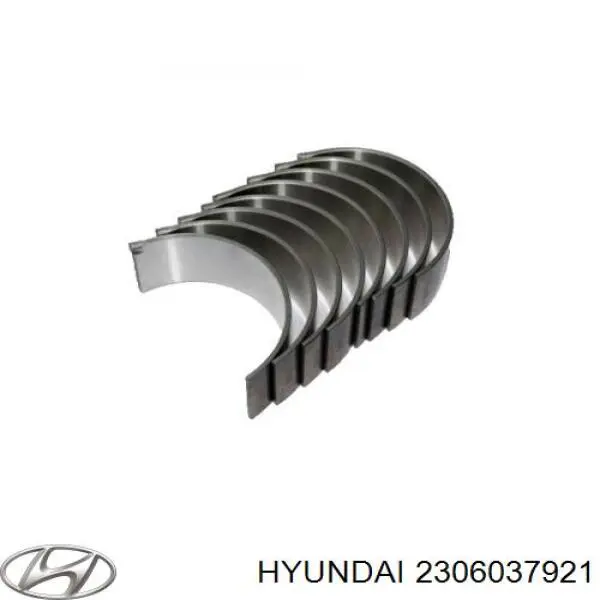 2306037921 Hyundai/Kia juego de cojinetes de biela, cota de reparación +0,25 mm