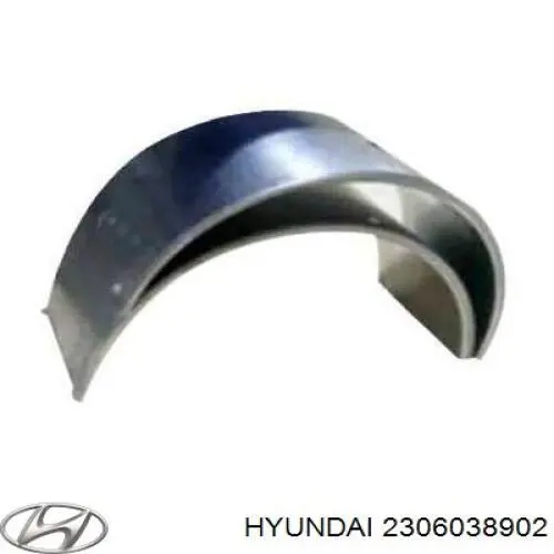 Cojinetes de biela, cota de reparación +0,25 mm para Hyundai Sonata (NF)