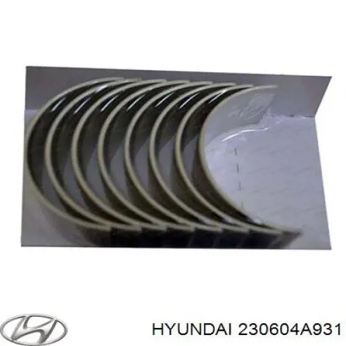 Juego de cojinetes de biela, sobremedida (+1,00 mm) Hyundai/Kia 230604A901 precio, desde 10,09 EUR