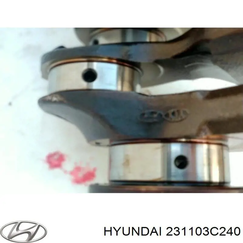 Cigüeñal 231103C240 Hyundai/Kia