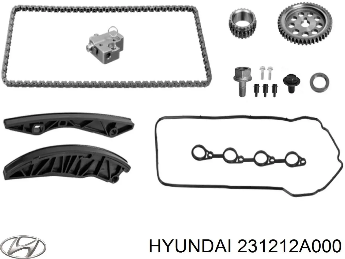 231212A000 Hyundai/Kia rueda dentada, cigüeñal